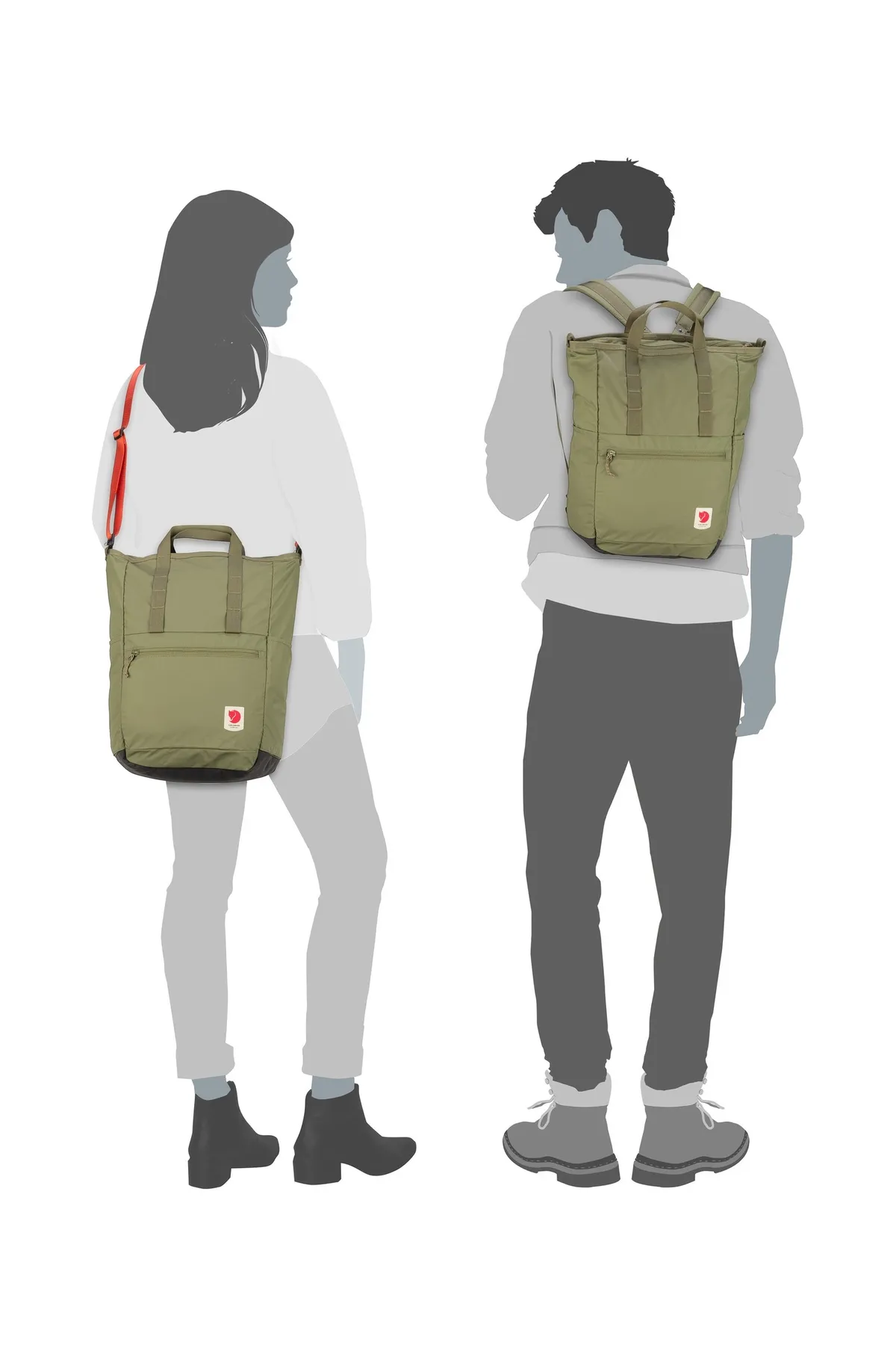 Fjällräven  Rucksack - Grün - Unifarben