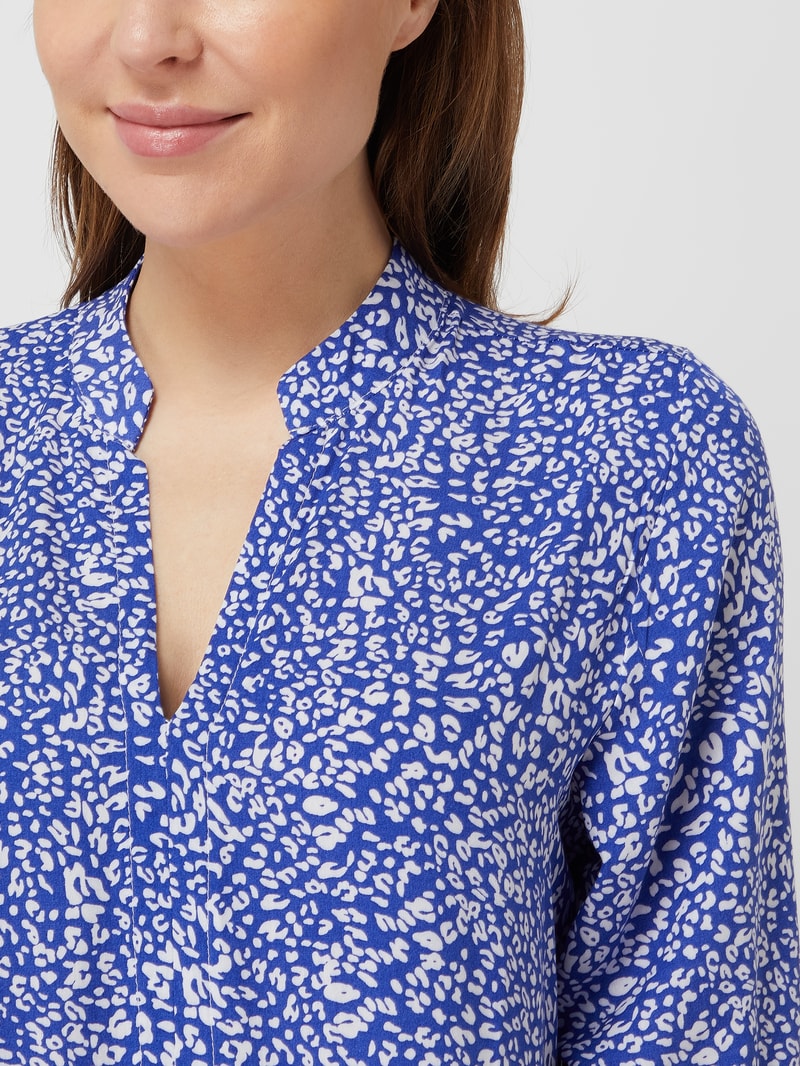 Kleid aus Viskose in royalblau