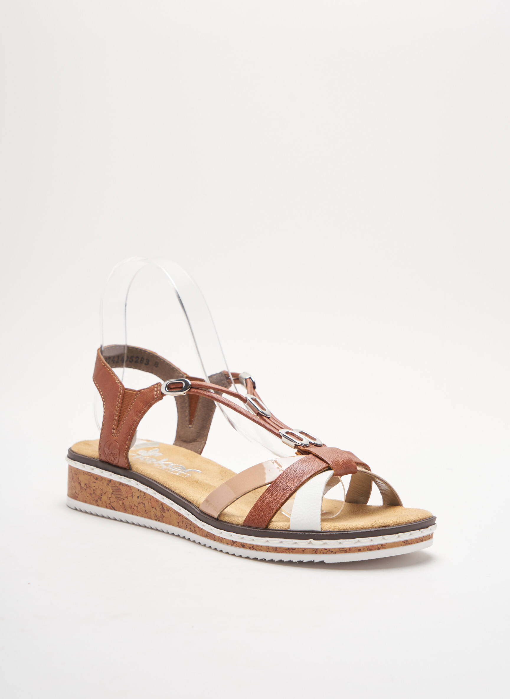 Rieker Sandales Nu Pieds Femme couleur marron