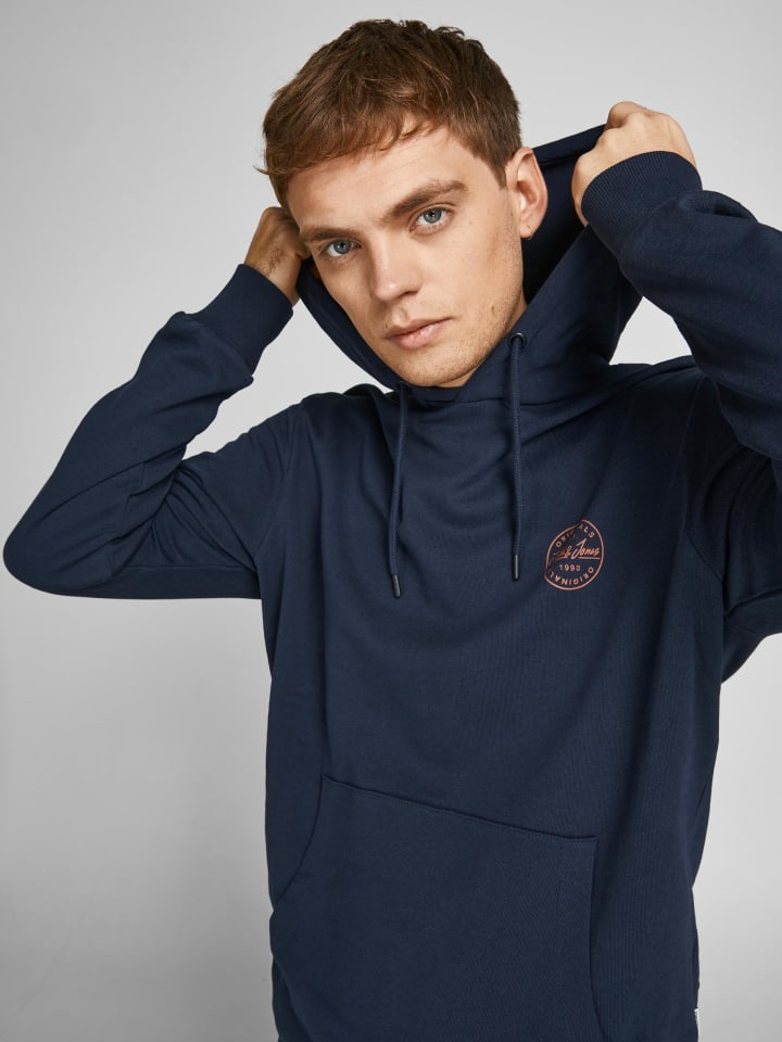 Jack & Jones Sweatshirt 'Shark' in blau günstig kaufen