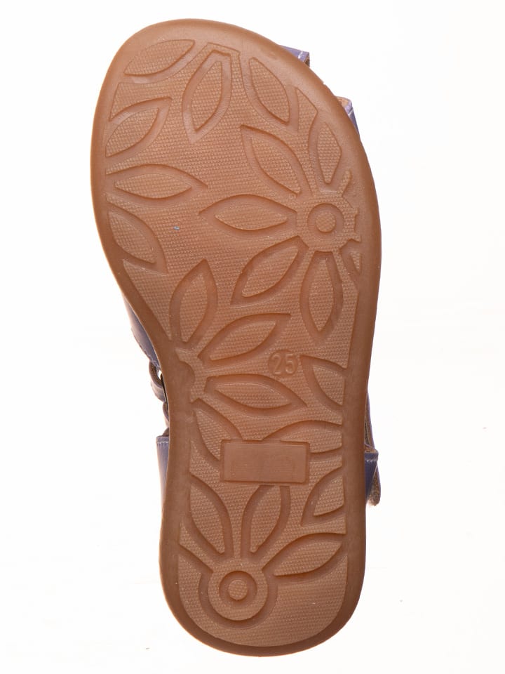 kmins Leder-Halbsandalen in Lila günstig kaufen