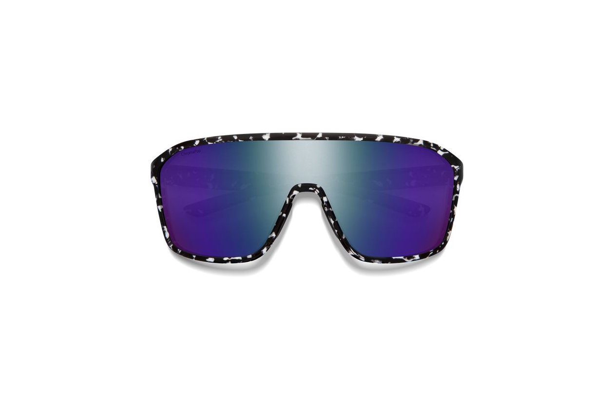 Smith Boomtown Matte Black Marble - ChromaPop Polarized Violet Mir