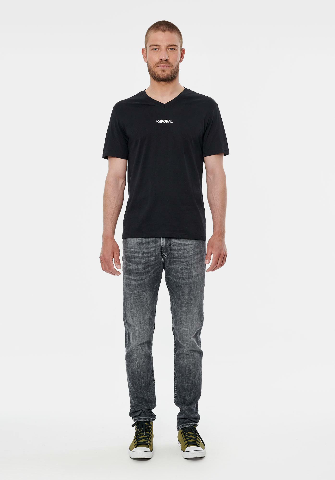SETER  T-shirt noir homme 100% coton bio