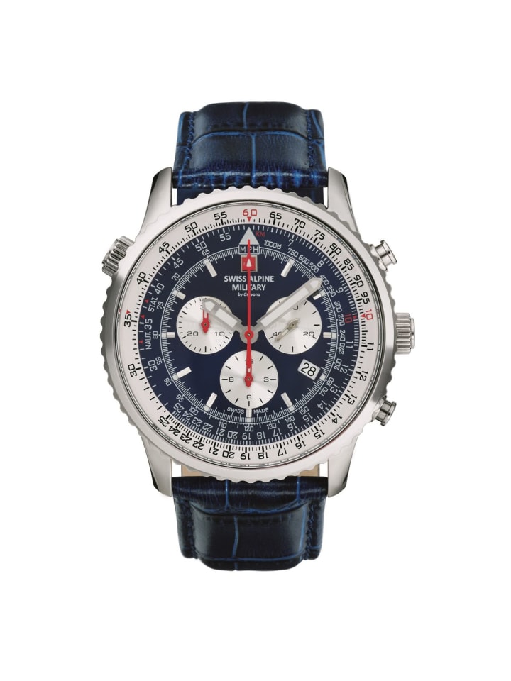 Swiss Military Quarzuhr 7078.9535SAM in Silber günstig kaufen onesize