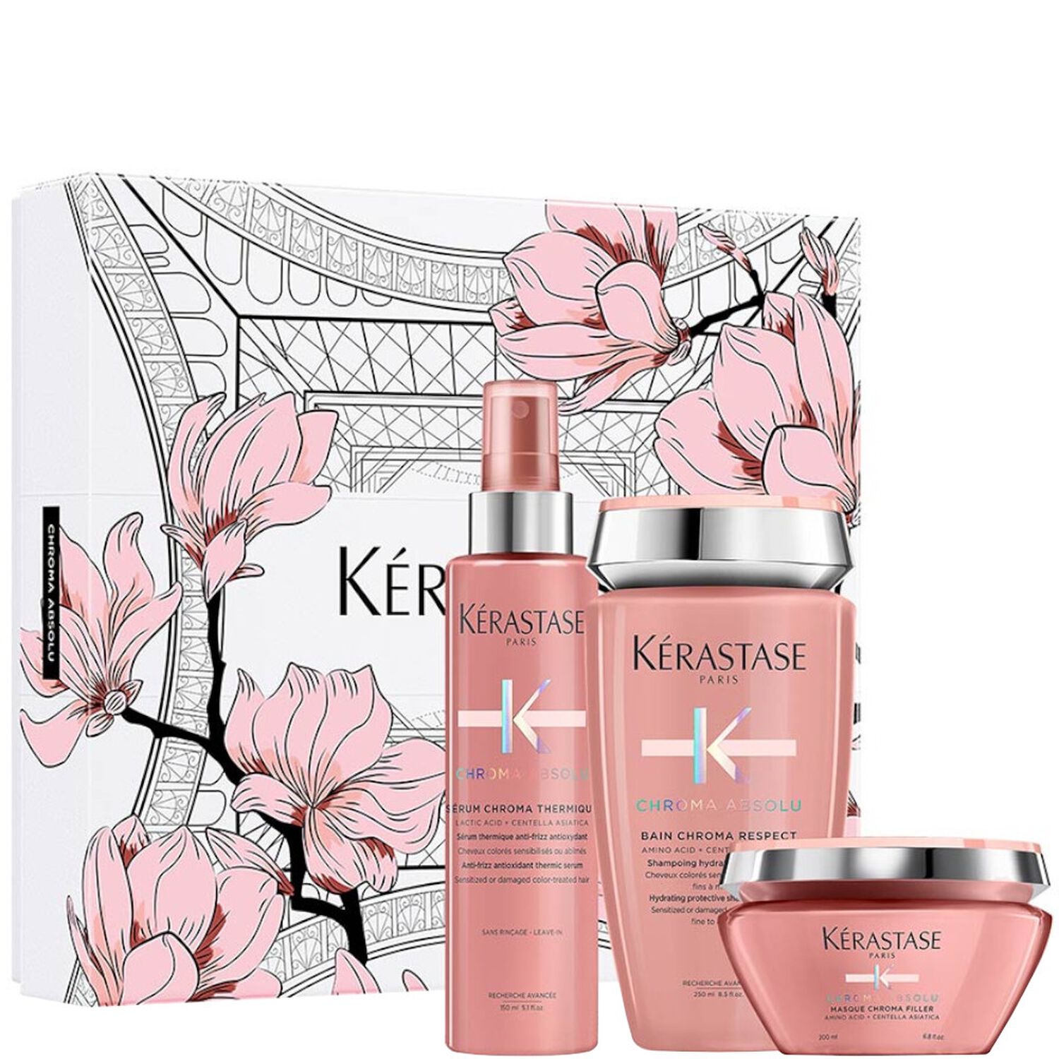Kérastase Chroma Absolu Coffret Trio Découverte pour Cheveux Colorés