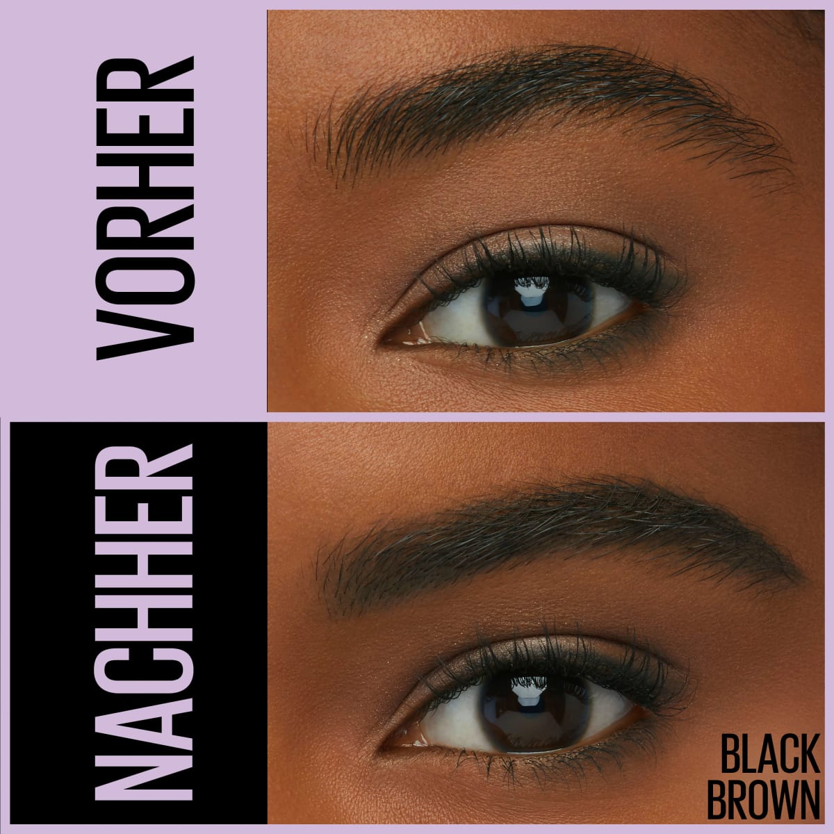 Augenbrauenstift Express Satin Duo 05 Black Brown, 1 St