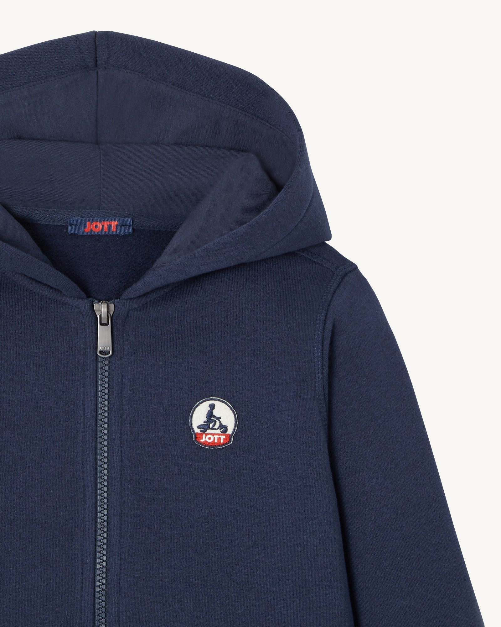 Sweat à capuche enfant en coton biologique Marine Tijuana