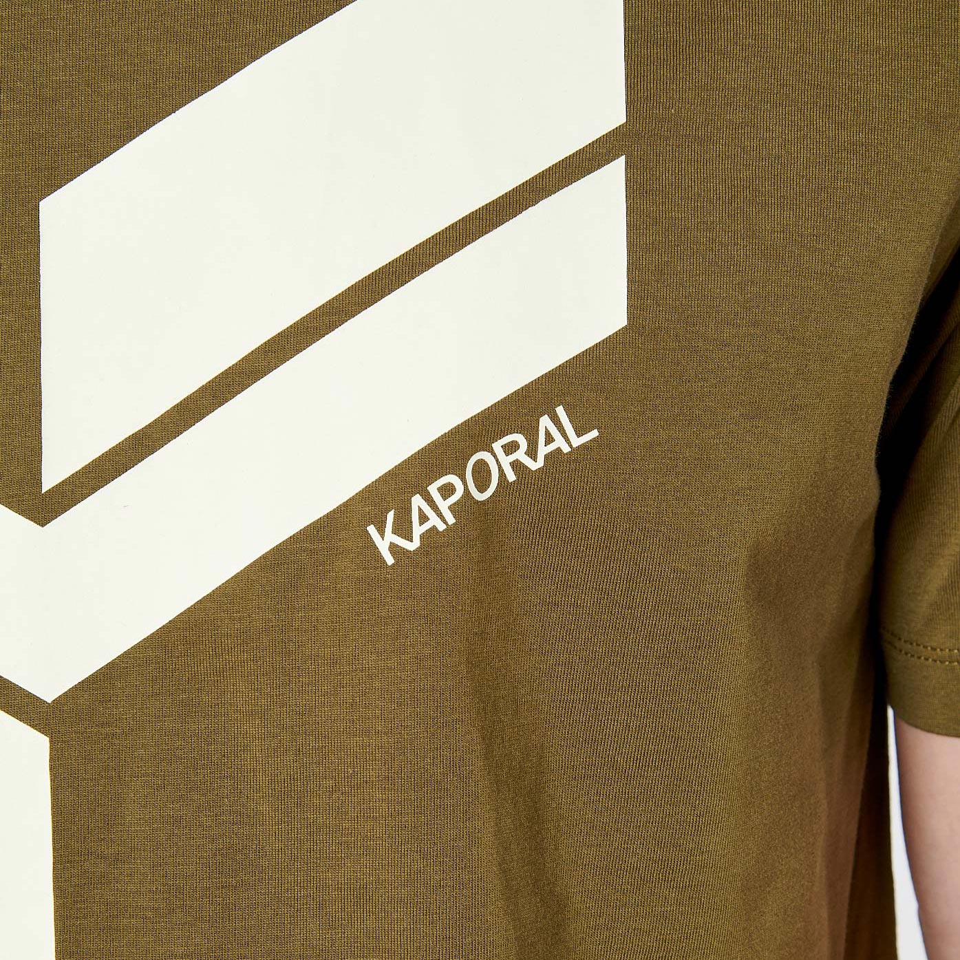 BRYZO  T-shirt kaki homme 100% coton