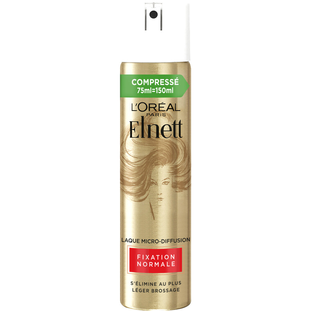 L'Oréal Paris L'Oréal Paris Elnett Laque Normale Format Compressé 75ml Laque fixation normale format compressé