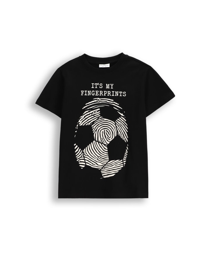 Coccodrillo T-Shirt mit kurzen Ärmeln in schwarz günstig kaufen