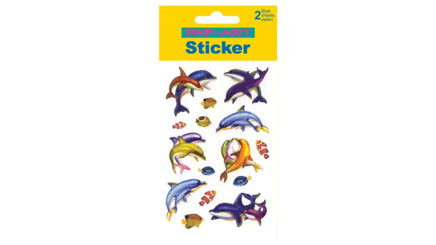 PAP-ART Sticker Glitter Meerestiere