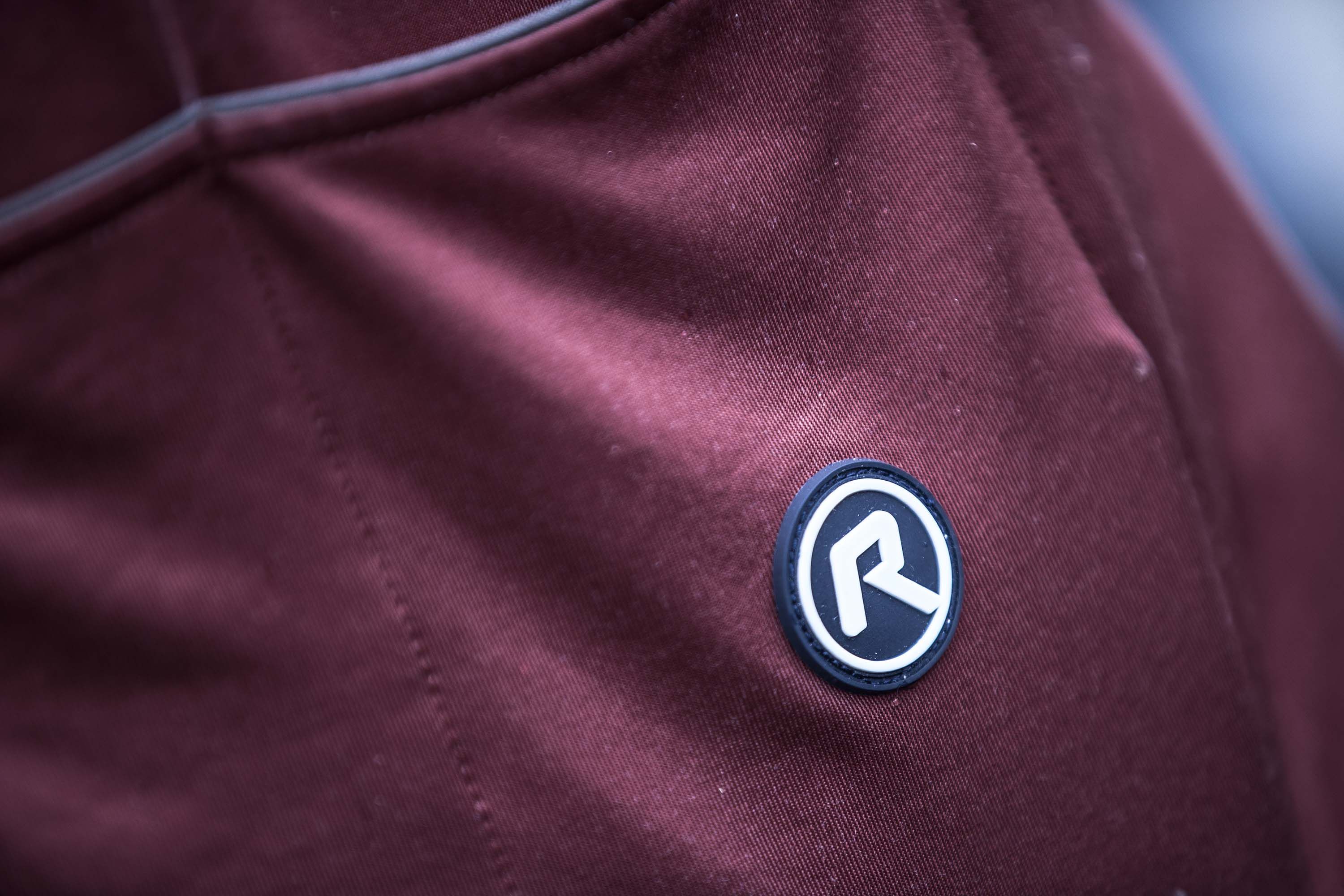 Rogelli Essential Bordeaux Herren Langarm-Radtrikot