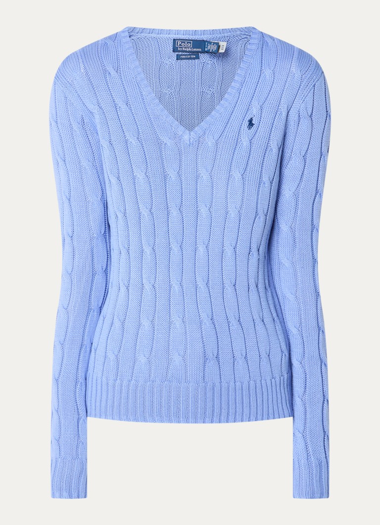 Πουλόβερ με λογότυπο Ralph Lauren Kimberley Knit Sleeve
