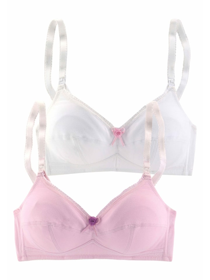 PETITE FLEUR Still-BH in flieder weiß günstig kaufen
