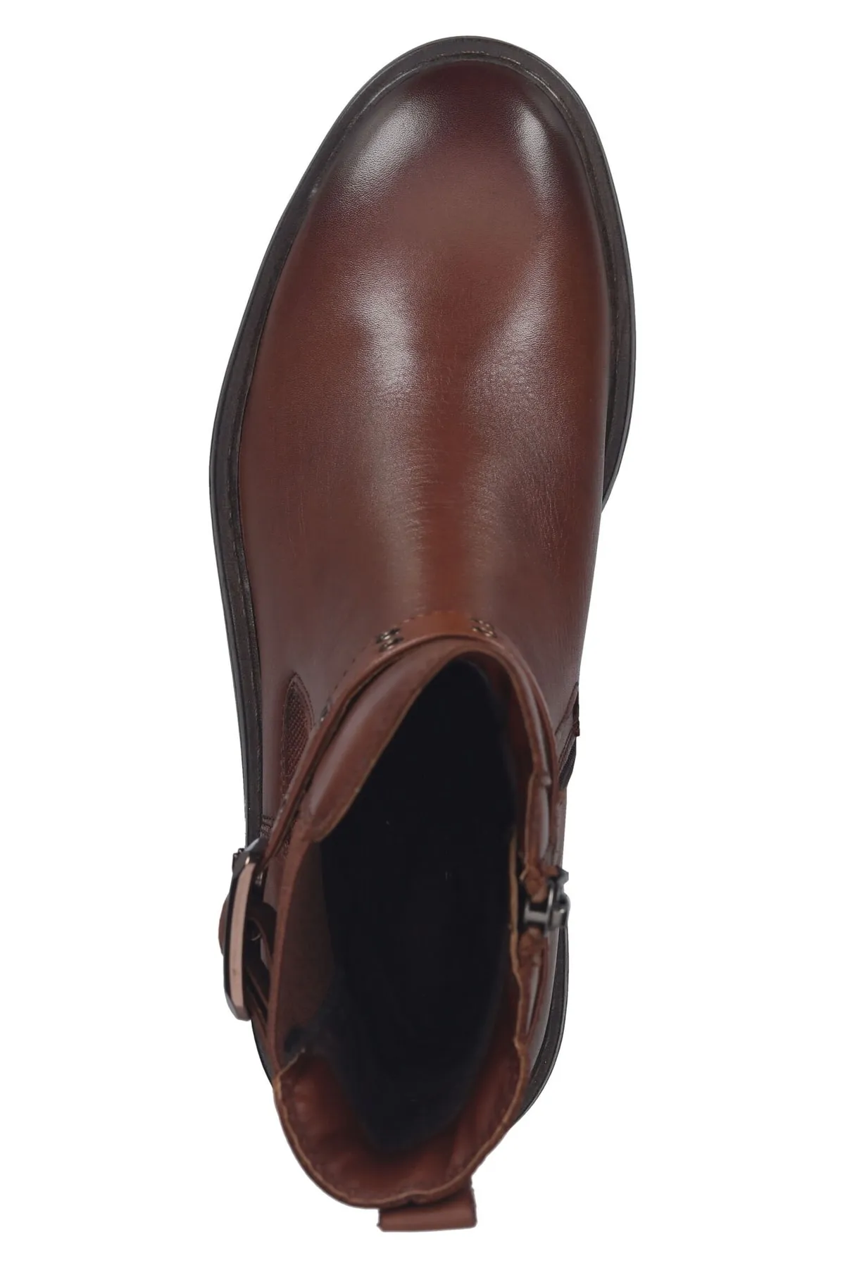 Tamaris  Stiefelette - Braun - Blockabsatz