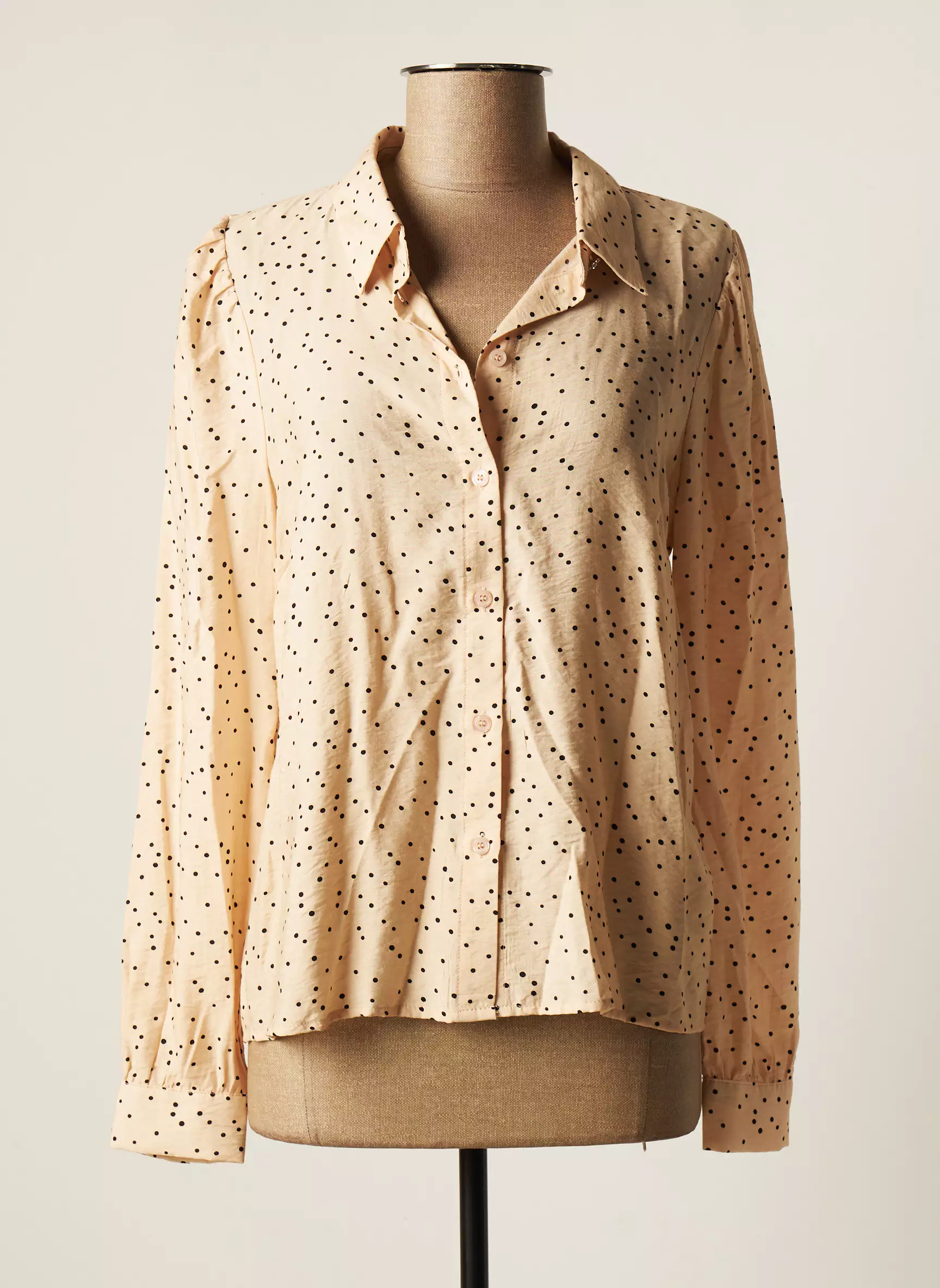 Kaffe Chemisiers Femme couleur beige