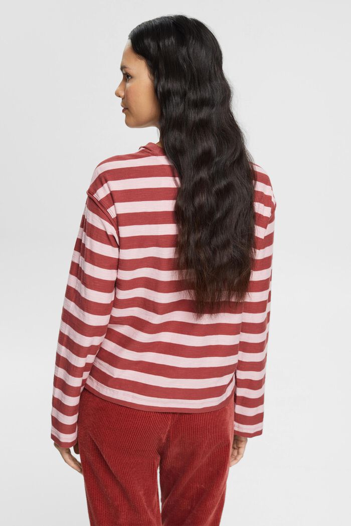 Gestreiftes Longsleeve, 100% Baumwolle