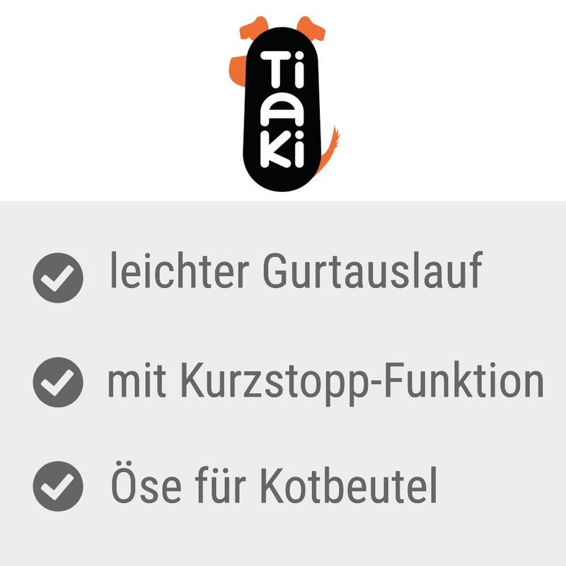 TIAKI Einziehbare Leine Lock n' Roll zu TOP-Preisen