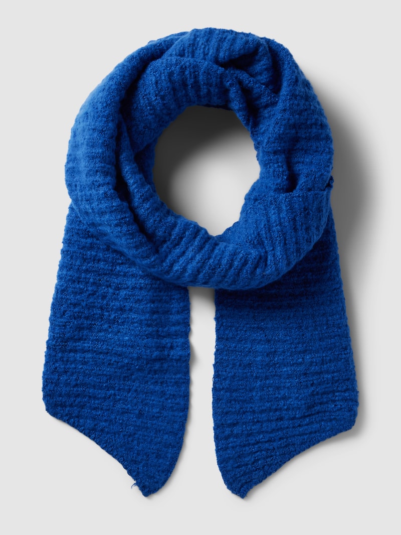 Schal in unifarbenem Design Modell 'PYRON' in ozean blau