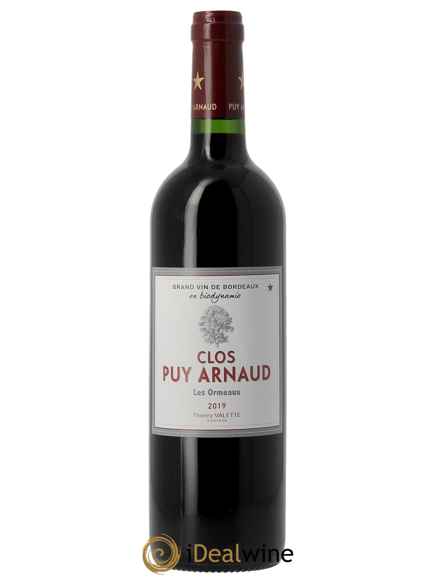 Clos Puy Arnaud - Cuvée Les Ormeaux  2019 - Lot de 1 Bouteille