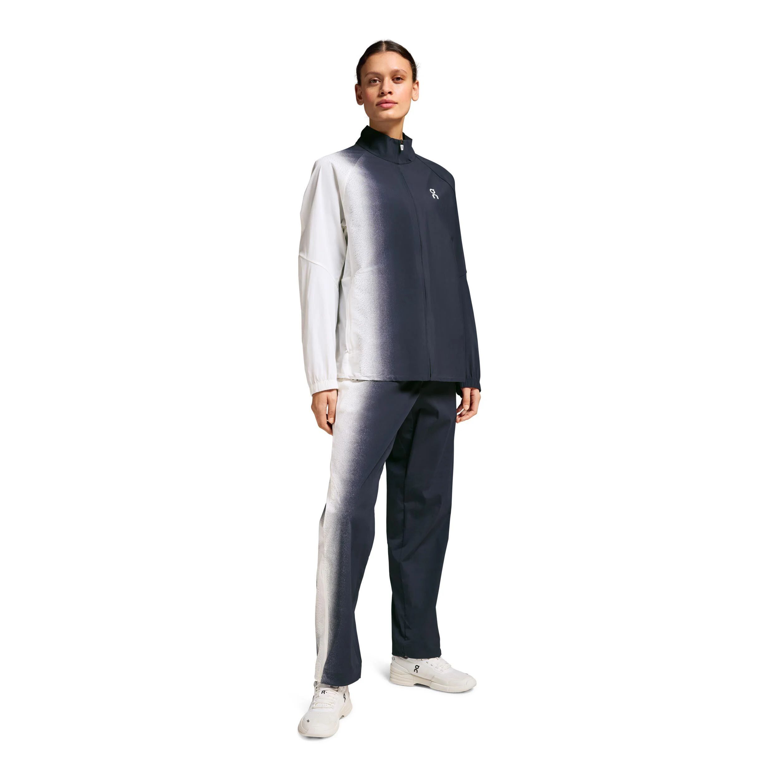 Court Trainingsjacke Damen - Schwarz, Weiß