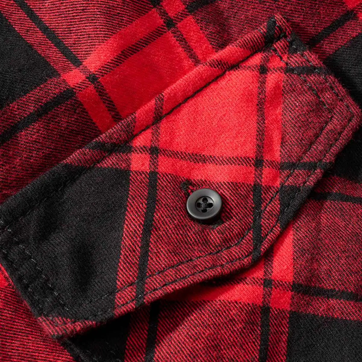 Checkshirt kurzarm rot-schwarz