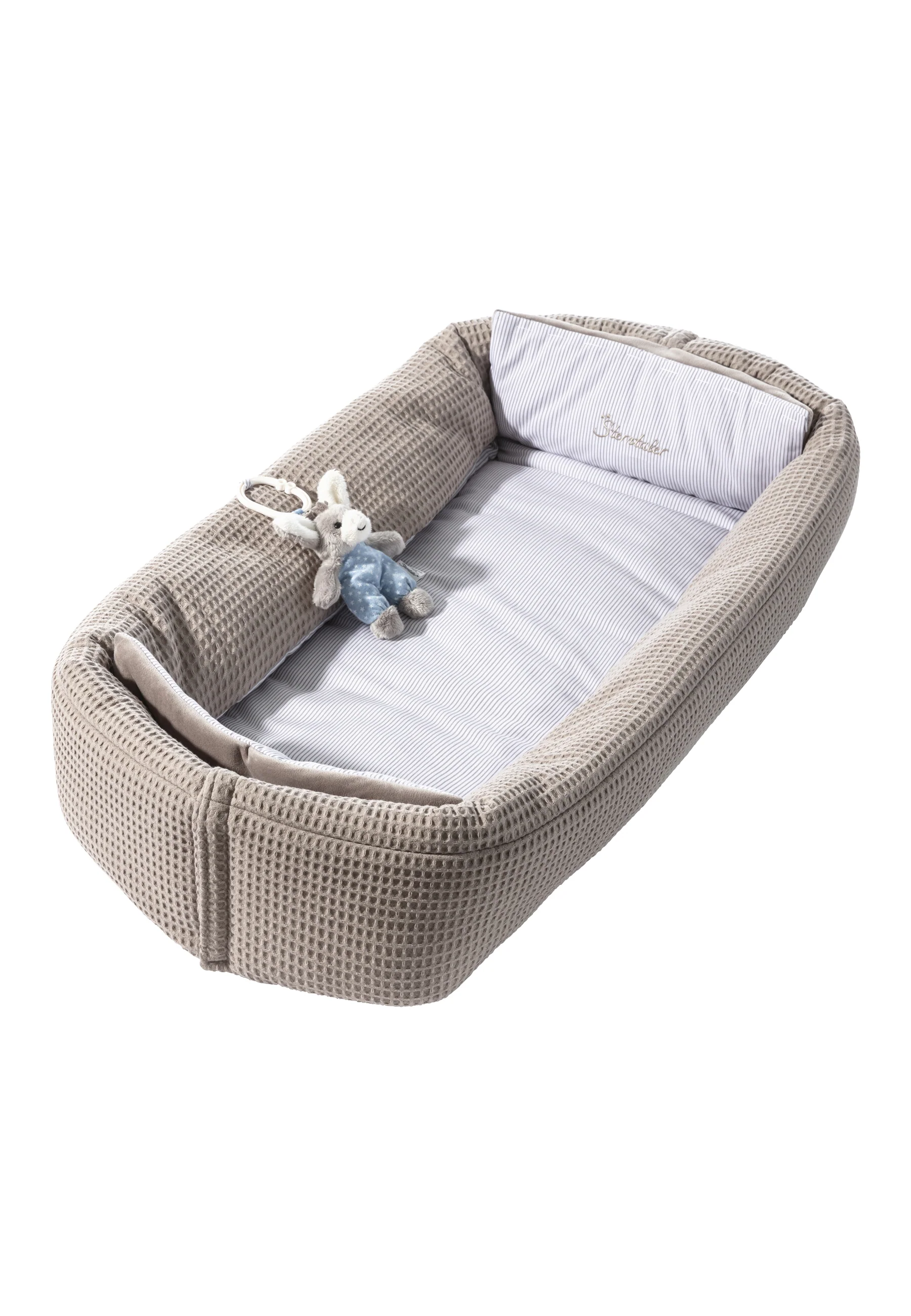 Babynest Esel Emmi in grau