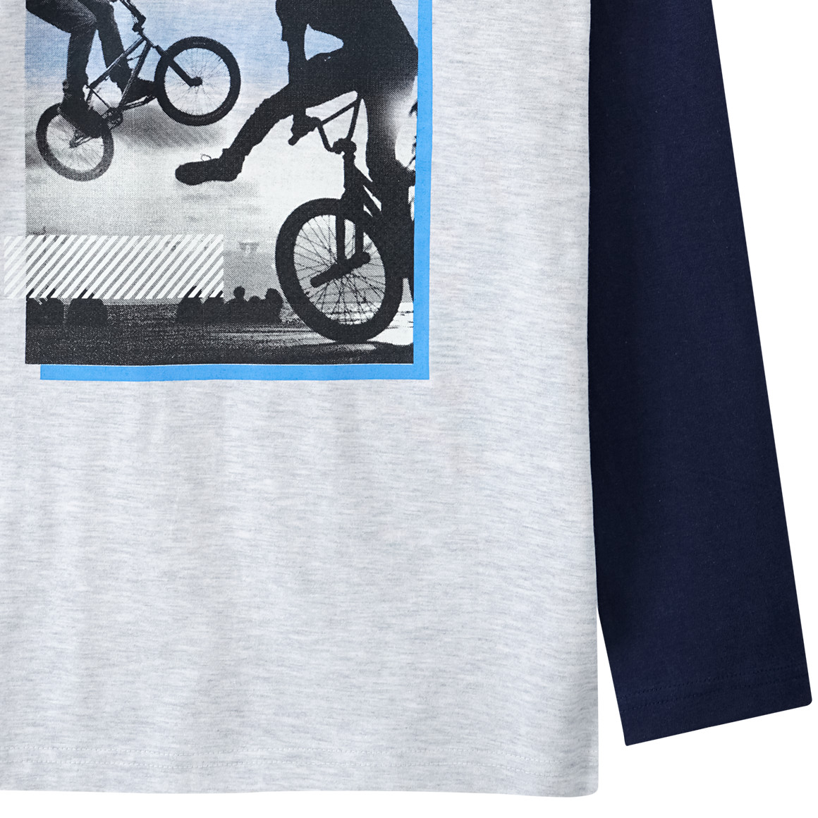 Jungen Langarmshirt mit Biker-Motiv