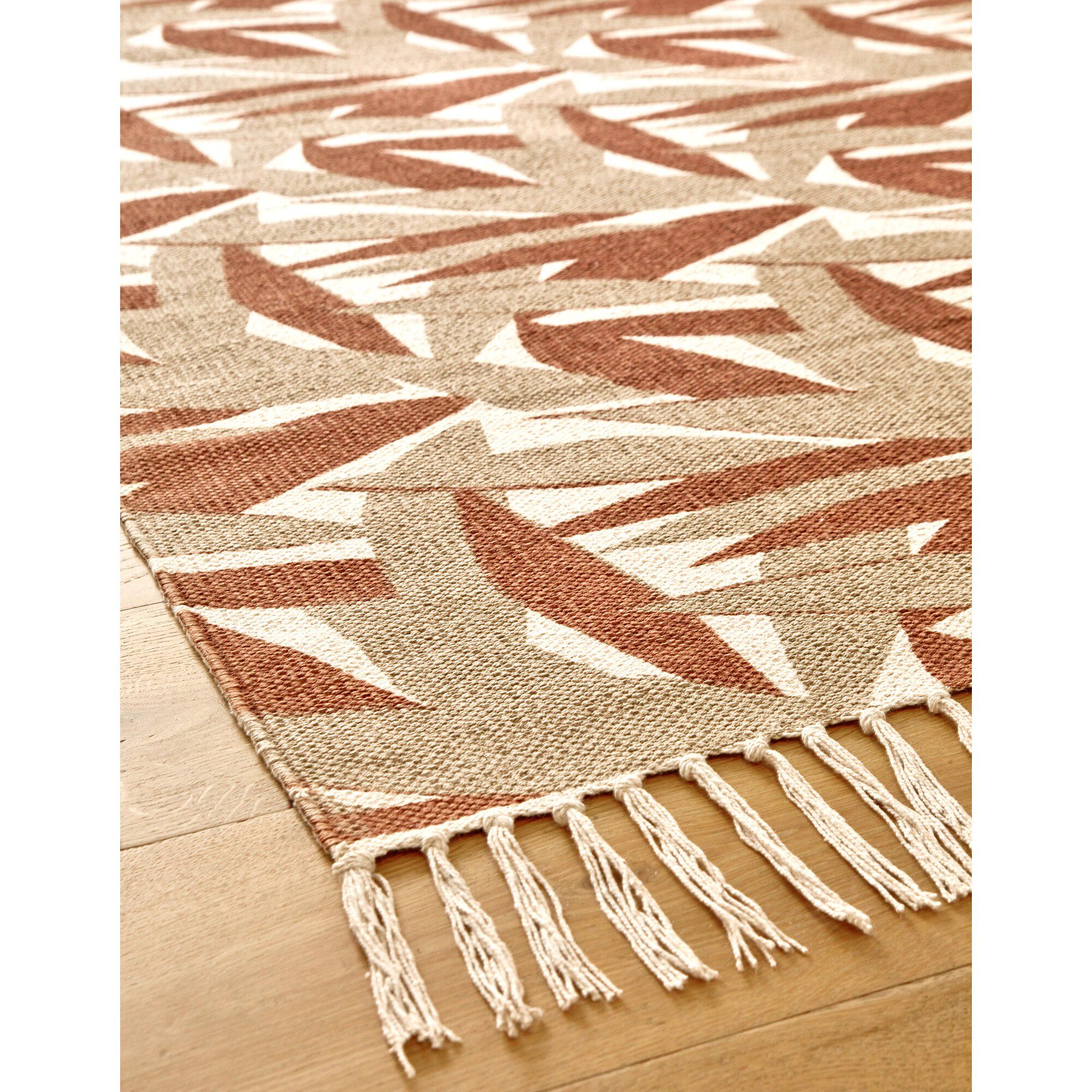 Tapis tissé grand format imprimé jungle