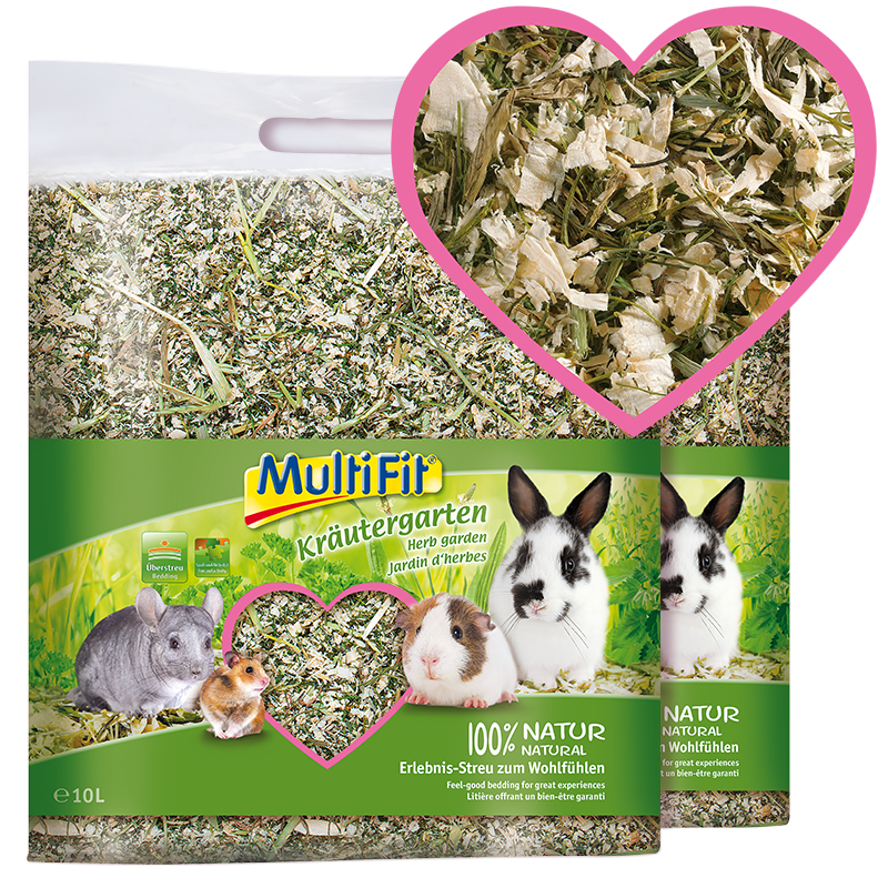 MultiFit Streu & Stroh MultiFit Kräutergarten 2x10 l