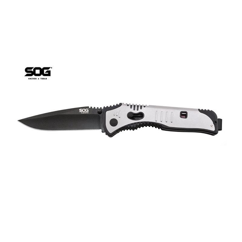 SOG Flashback Black Drop Point