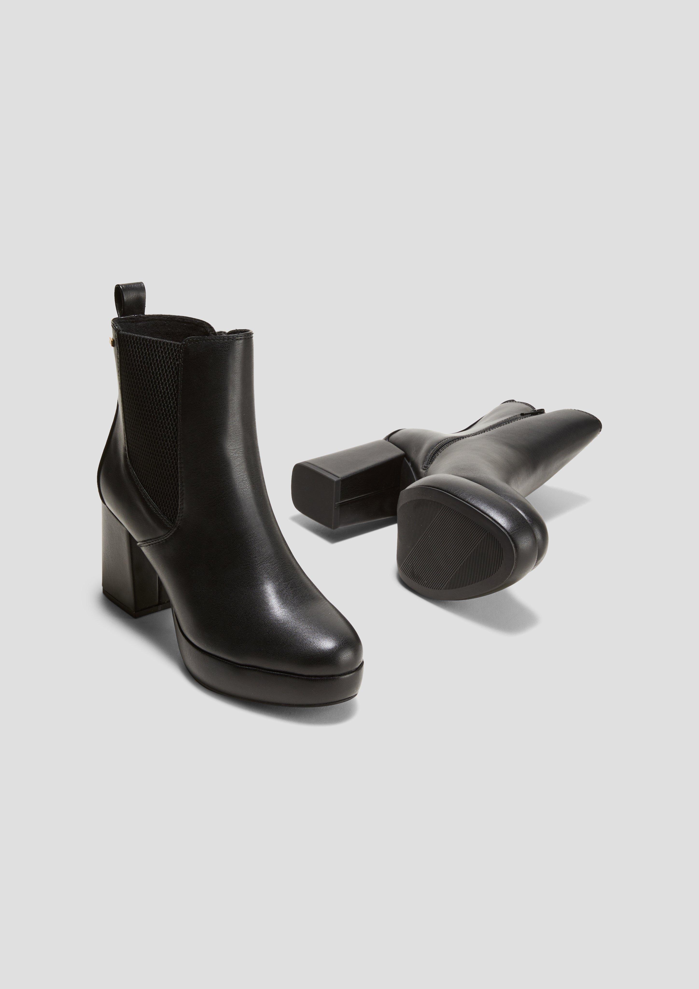 Chelsea Boots mit Blockabsatz  6008301-022
