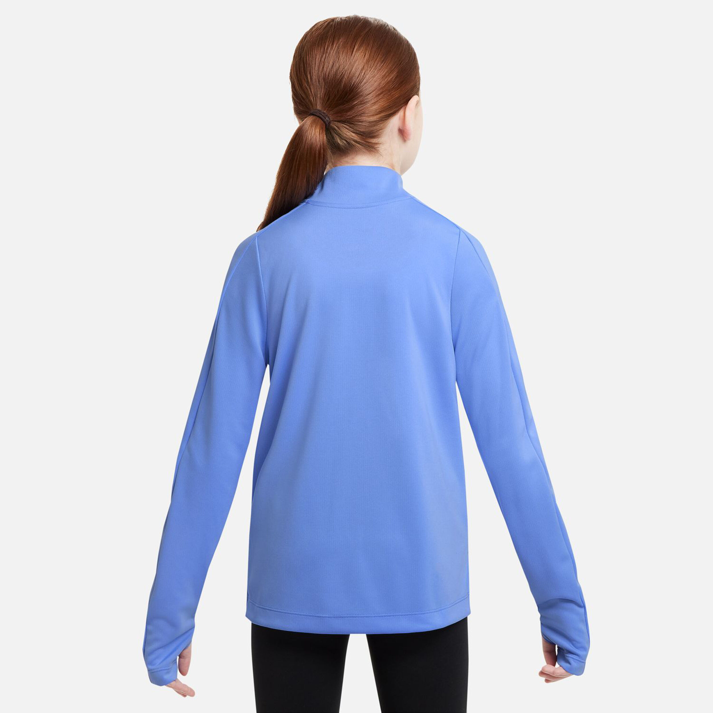 Dri-Fit Longsleeve Mädchen - Hellblau, Weiß