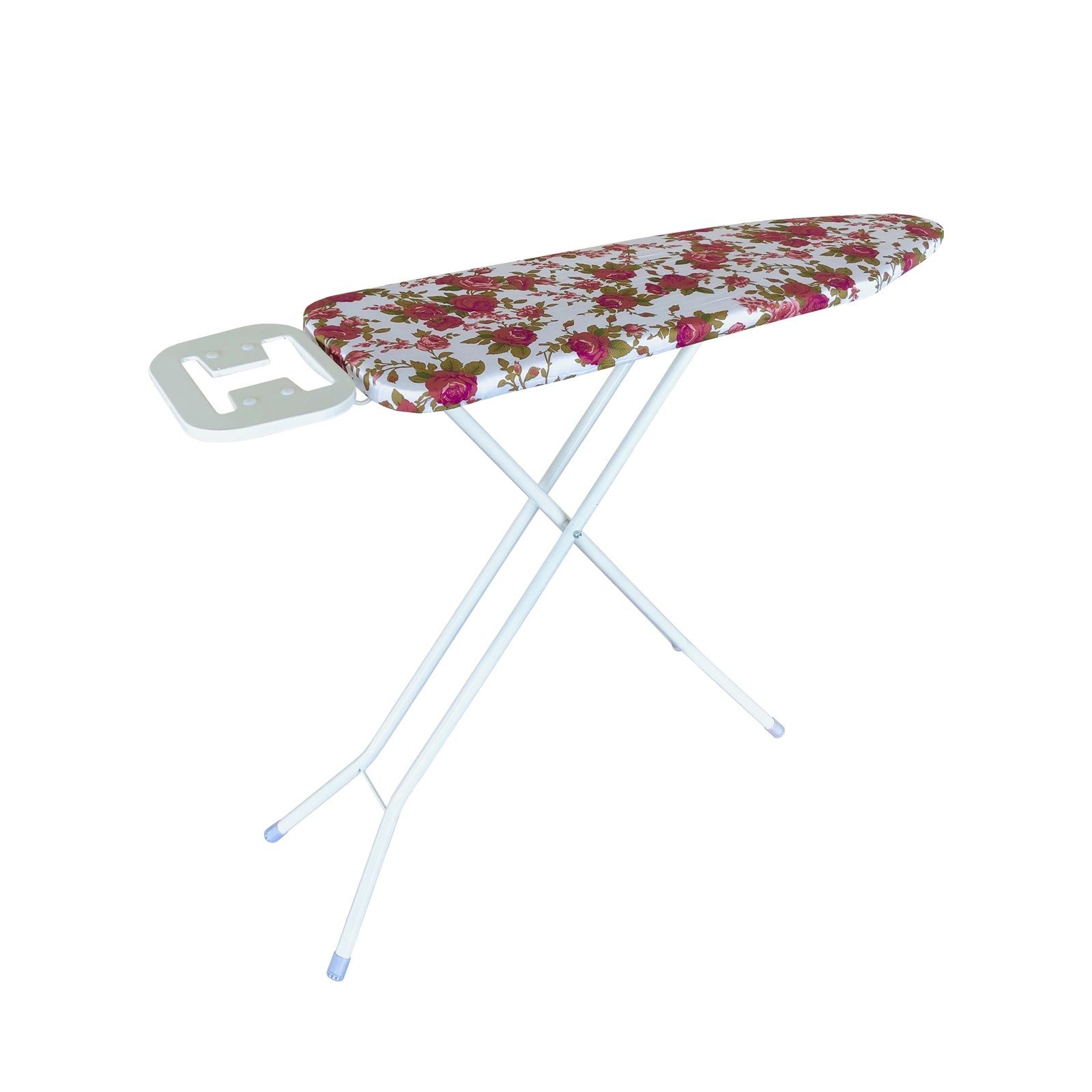 HTI-Line Bügelbrett Bügelbrett Ilona Rose, Bügelfläche 132x33 cm, Bügeltisch mit Bügeleisenablage