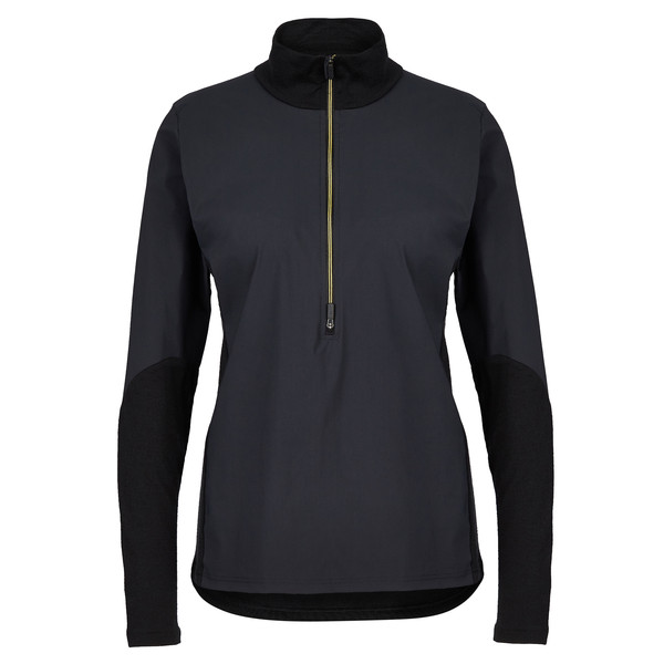 RUNNING MERINO COVER ZIP NECK W Damen - Funktionsshirt