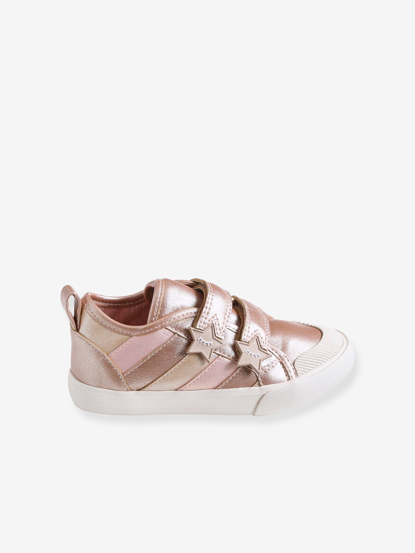 Baskets scratchées fille collection maternelle rose