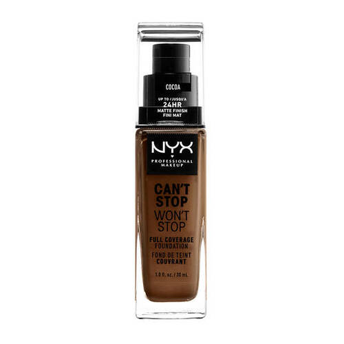 NYX Professional Makeup Can't Stop Won't Stop Full Coverage Foundation, мушкатни орашчић 30 мл