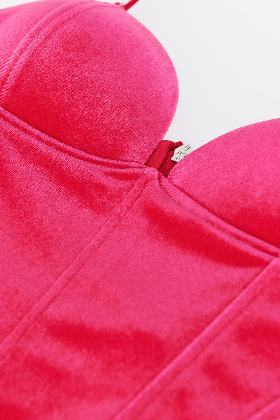 Maddy velvet bustier
