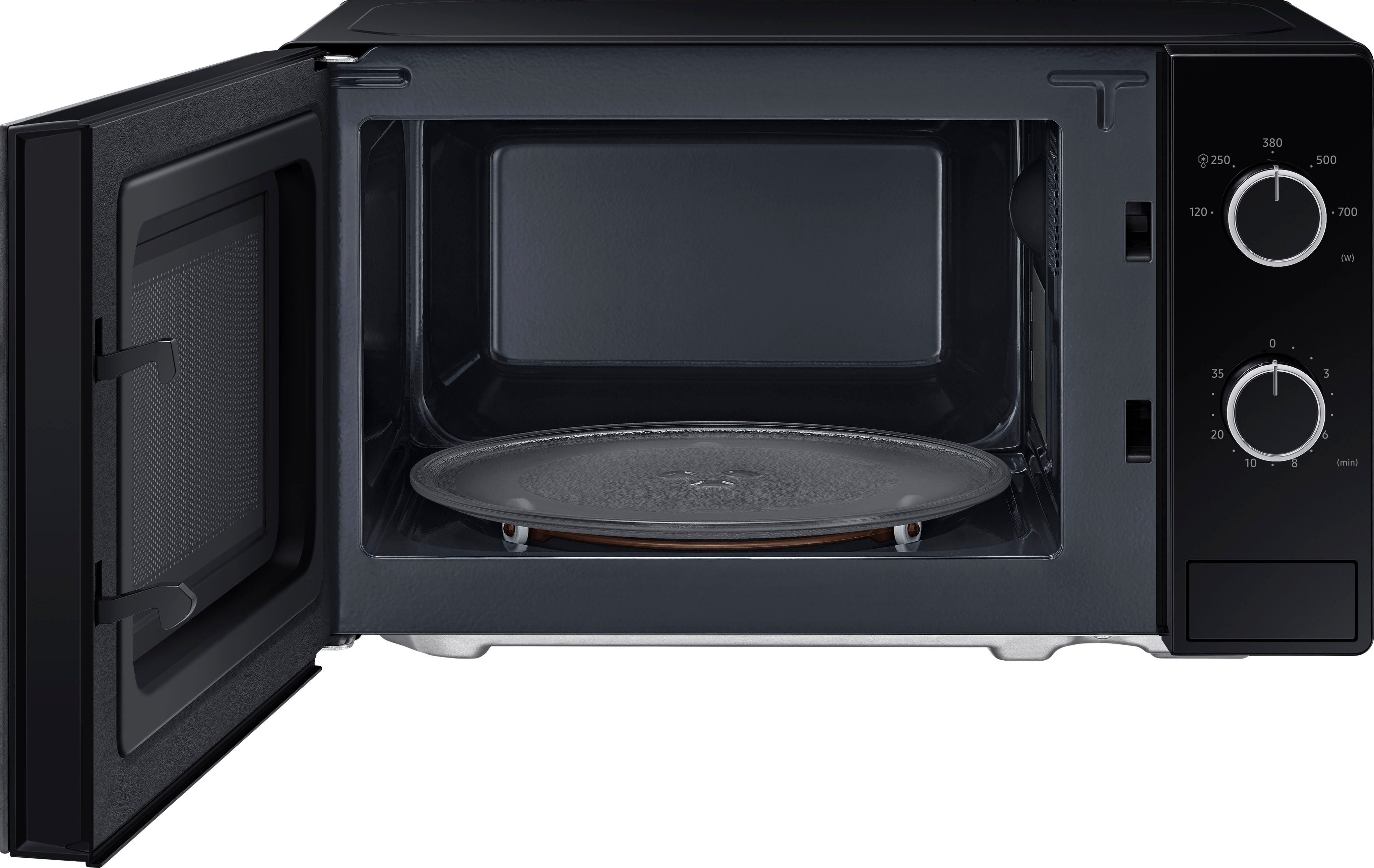 Samsung Mikrowelle MS20A3010AL/EG, Mikrowelle, 20 l, Einfache Handhabung in schickem Design