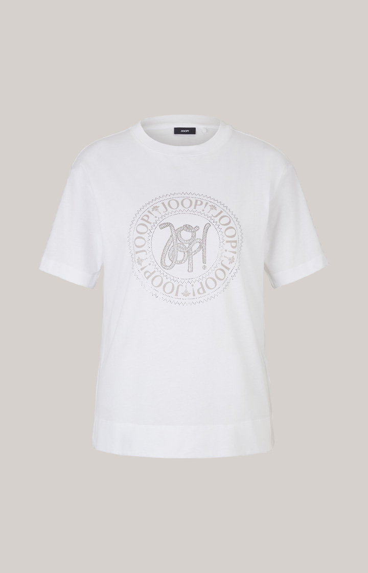 Baumwoll-T-Shirt in Weiß