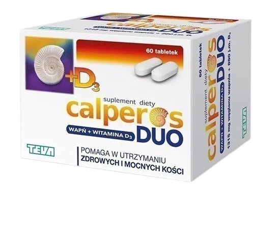 Calperos Duo, dodatak prehrani za jačanje kostiju, tablete