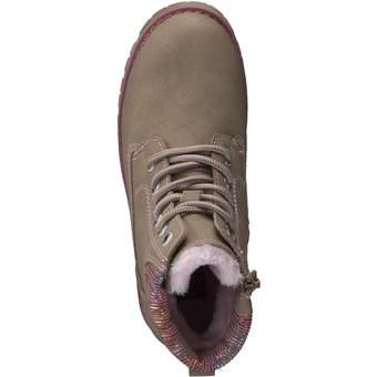 Puccetti Schnür Boots in beige