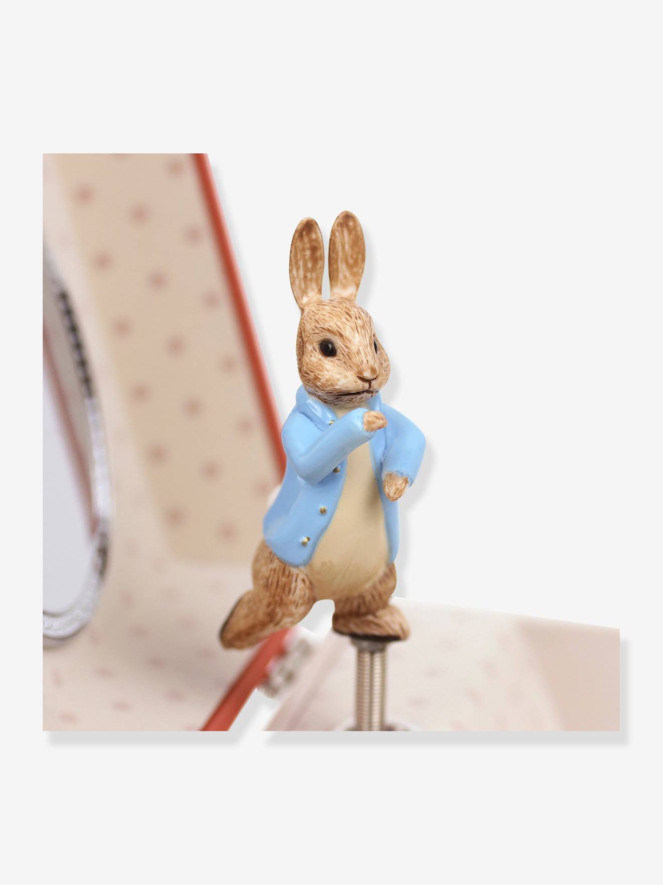Trousselier Kinder Spieldose PETER RABBIT TROUSSELIER - rot bedruckt