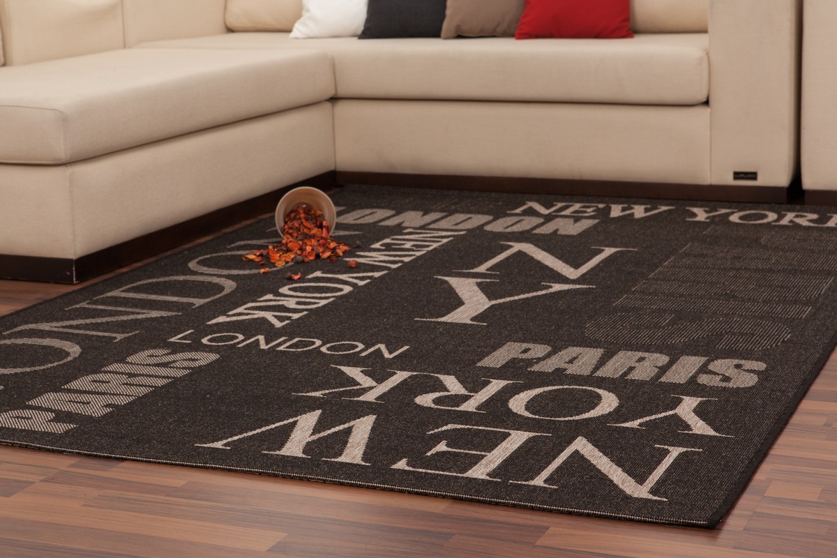 Kayoom Sweden - Täby Graphit 80cm x 150cm