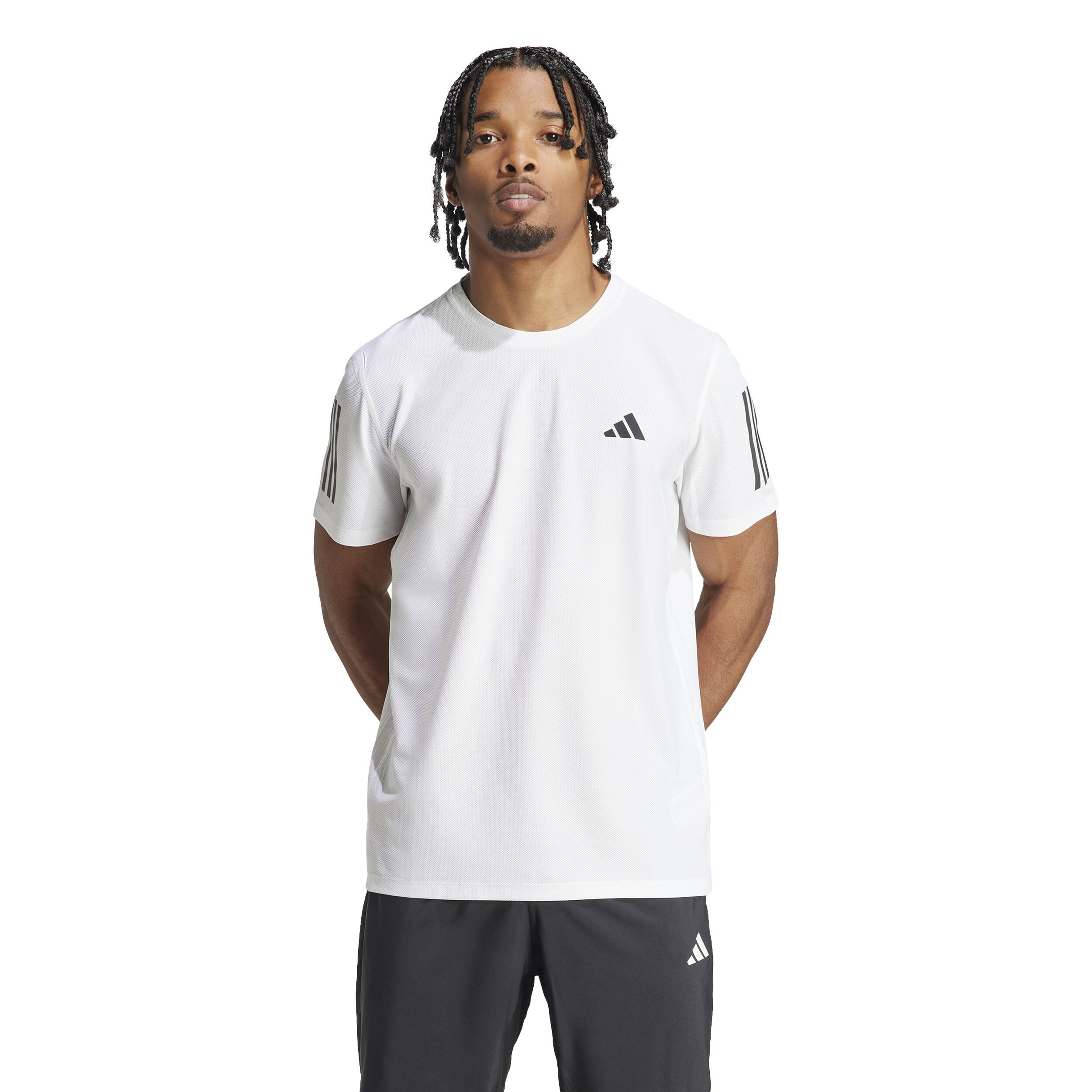 Own The Run B Laufshirt Herren - Weiß