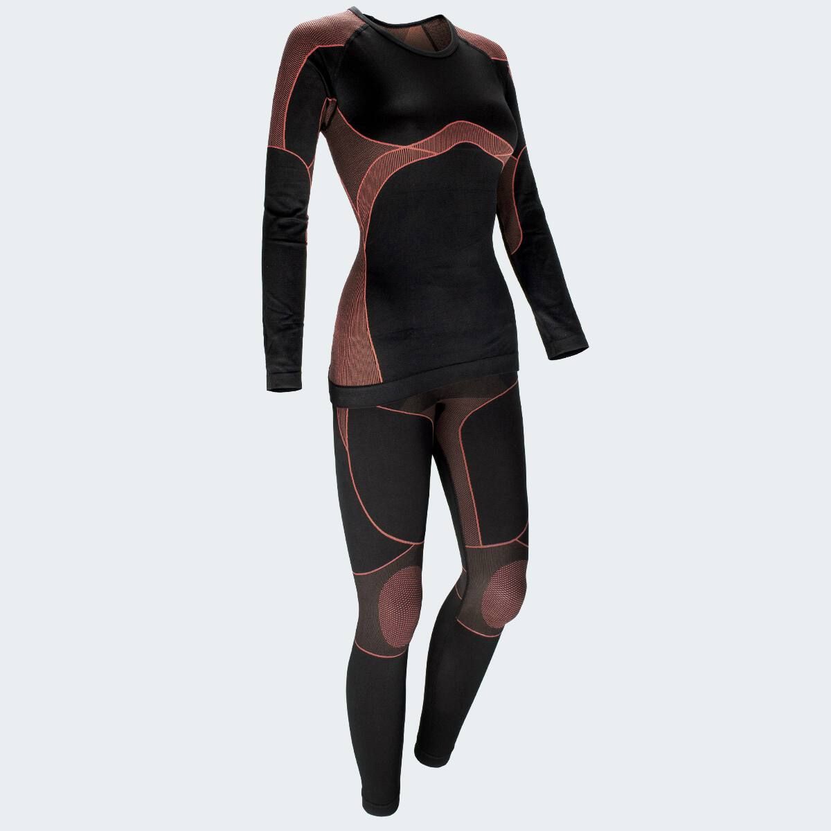 Black Snake Coral Damen Funktionsunterwäsche Set