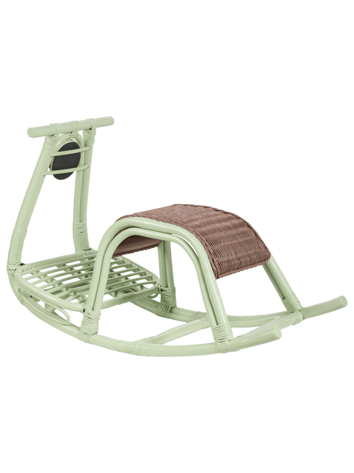 Beliani Kindersessel ASPRIA in Grün/Braun - (W) 42 x (H) 53 x (L) 85 cm günstig kaufen onesize