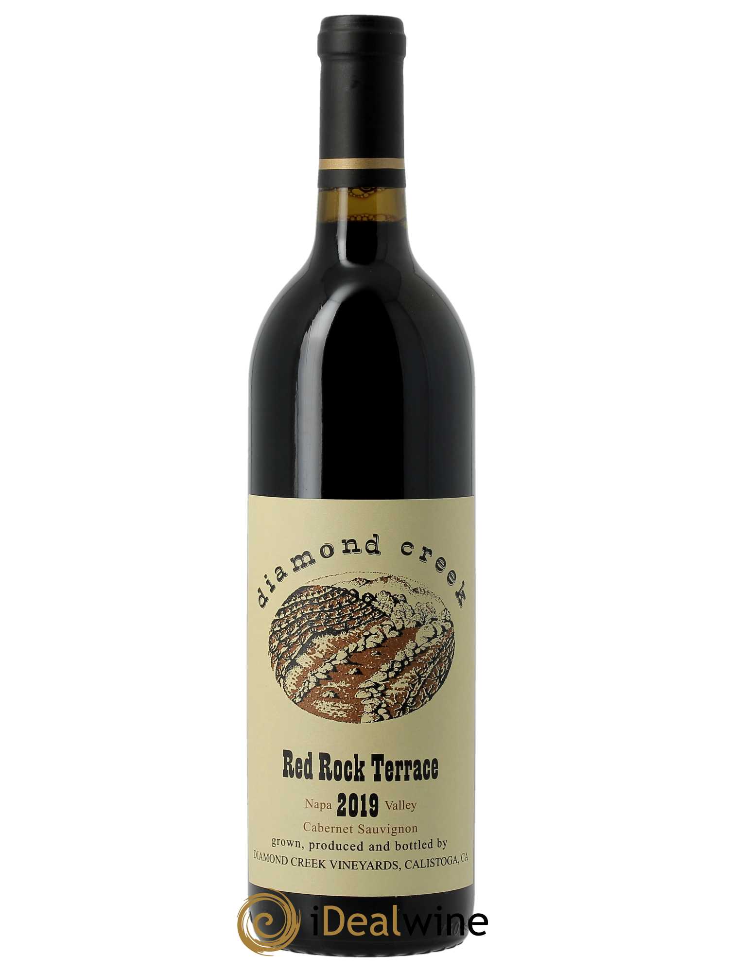 Napa Valley Diamond Creek Vineyard Red Rock Terrace Diamond Creek Vineyard  2019 - Lot de 1 Bouteille