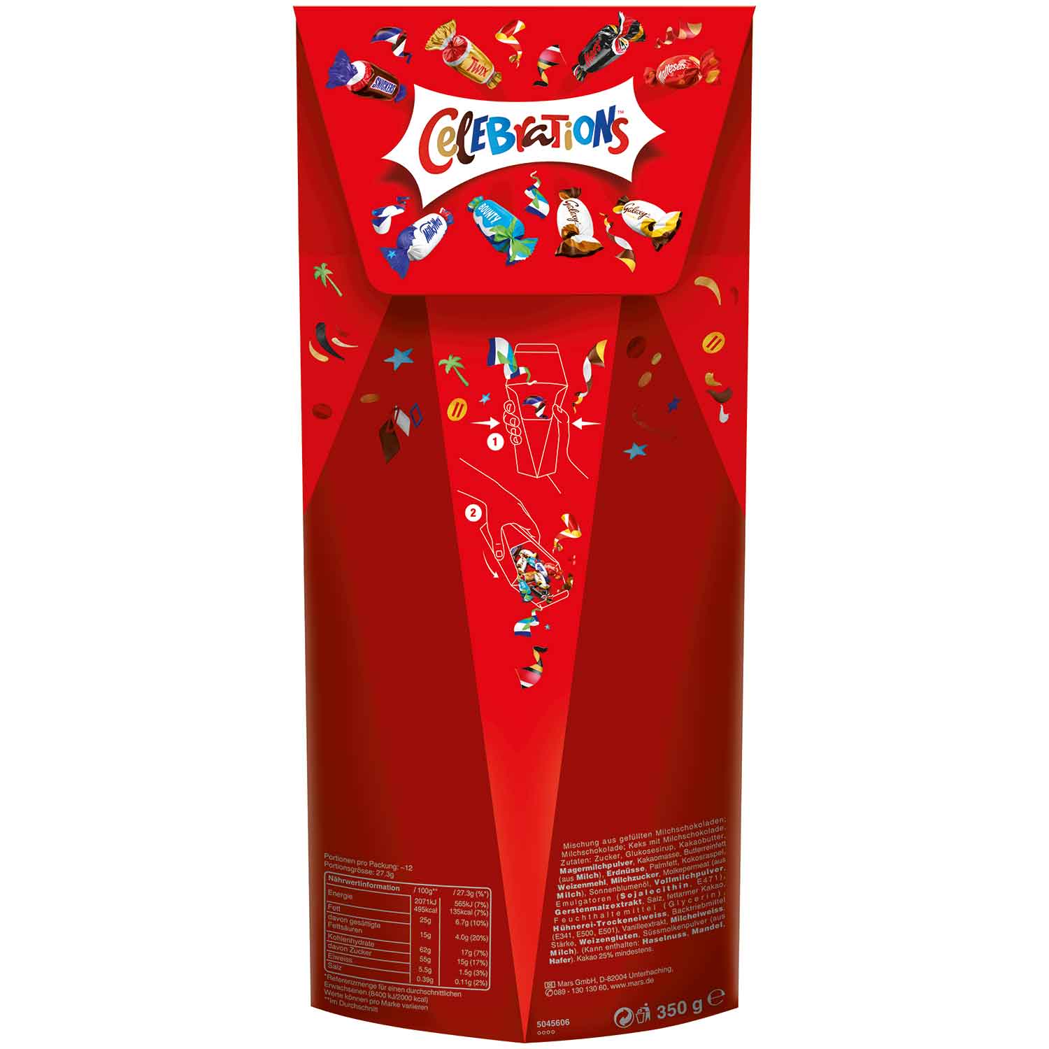 Celebrations Pop Box 350g