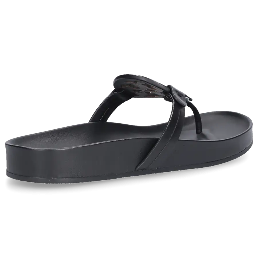 Tory Burch - Zehentrenner MILLER Kalbsleder - schwarz